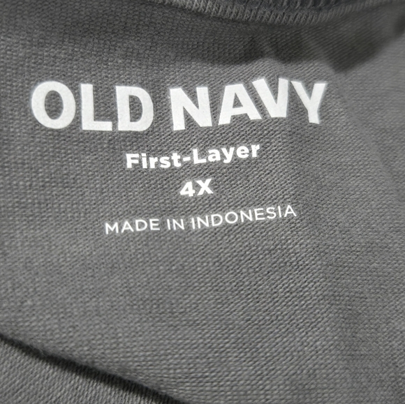 NWT Old Navy Plus Size Women's Gray First Layer Tank Top 4X - Picture 2 of 3